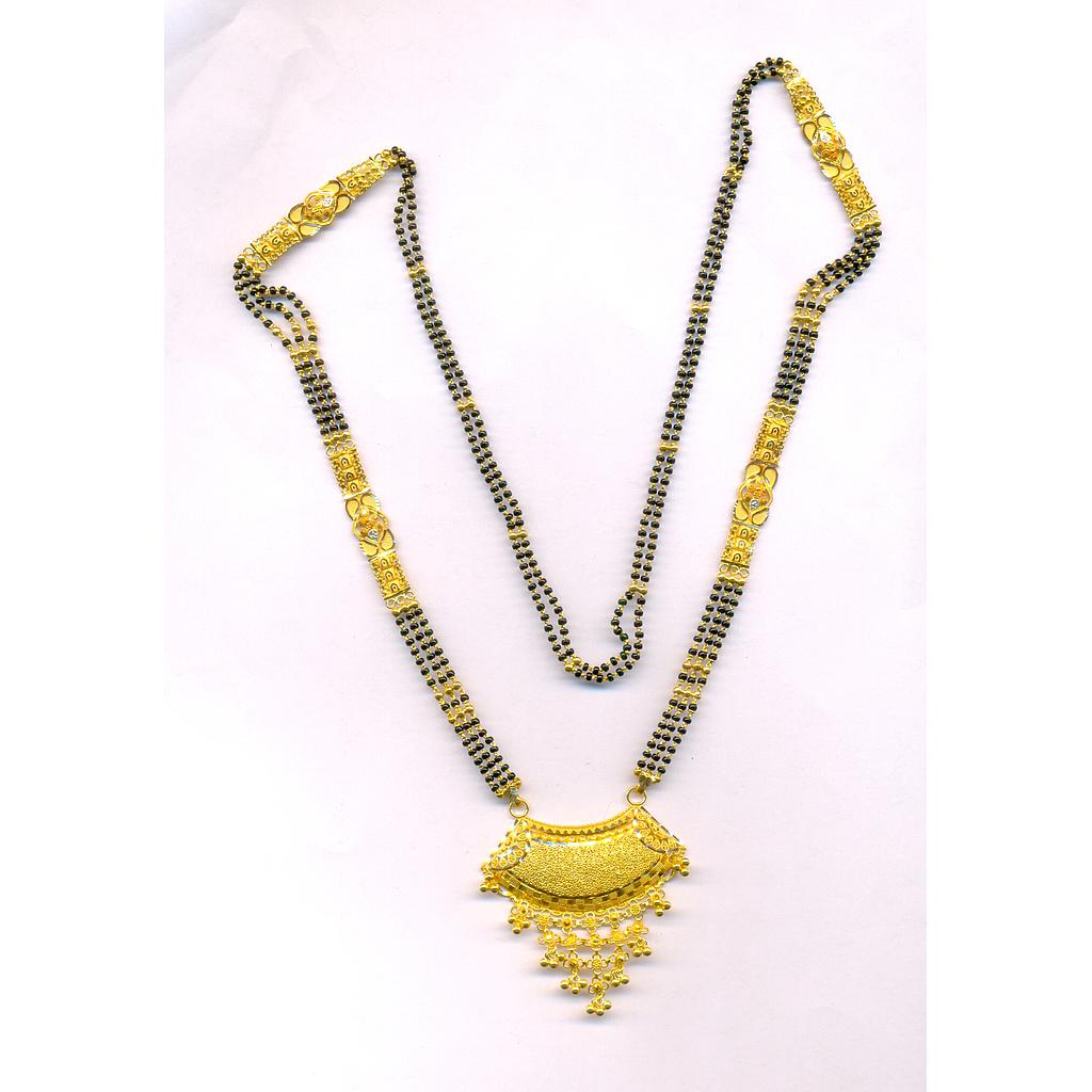 GOLD MANGALSUTRA PLAIN FANCY