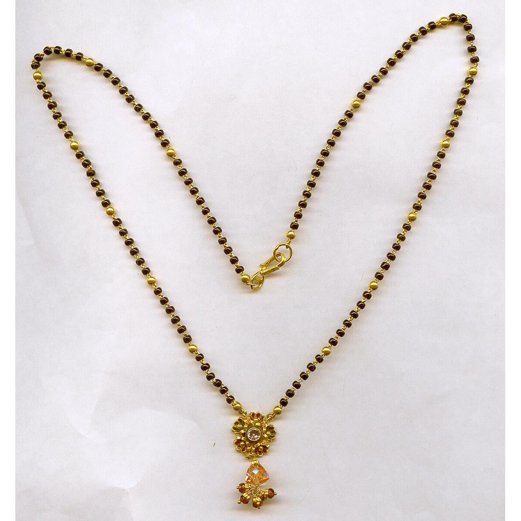 GOLD MANGALSUTRA PLAIN FANCY