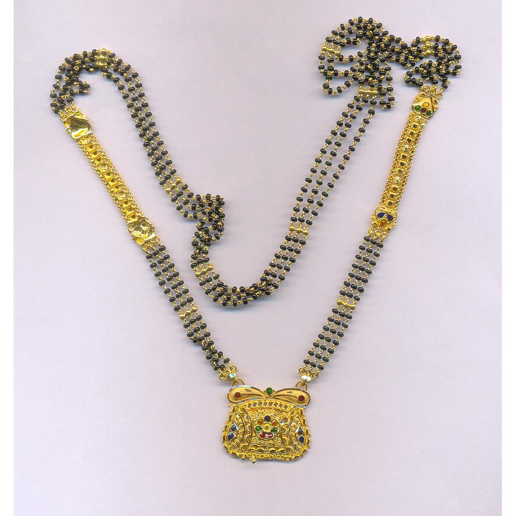 GOLD MANGALSUTRA PLAIN FANCY
