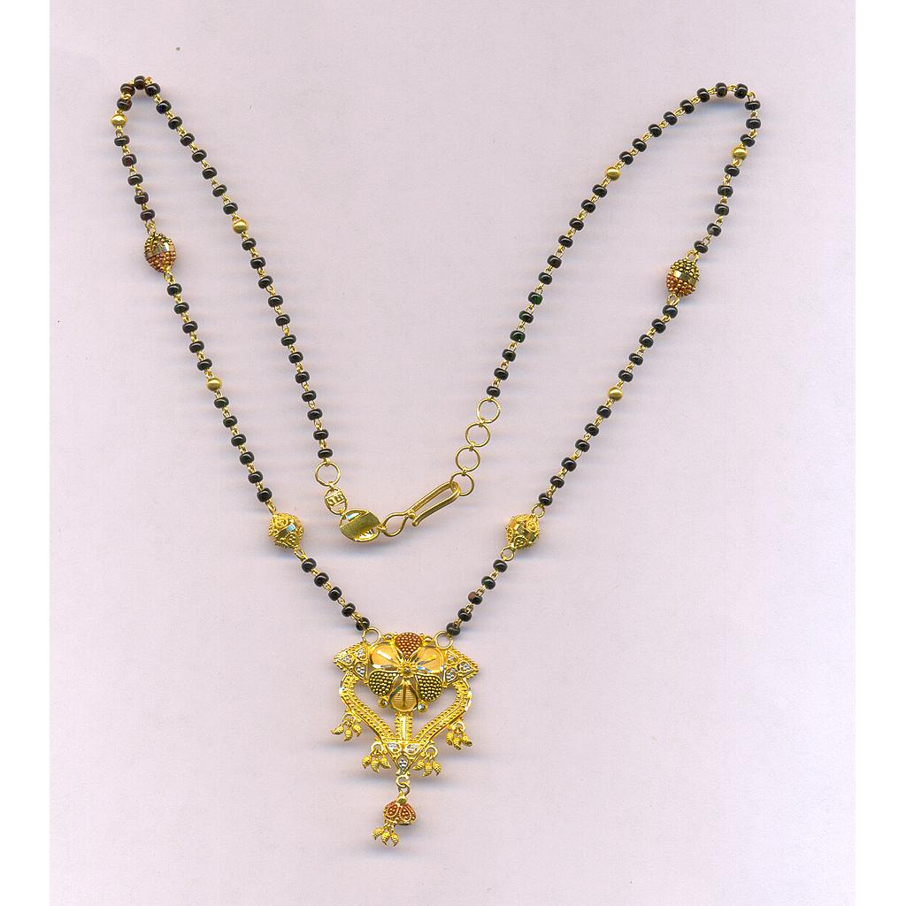 GOLD MANGALSUTRA PLAIN FANCY