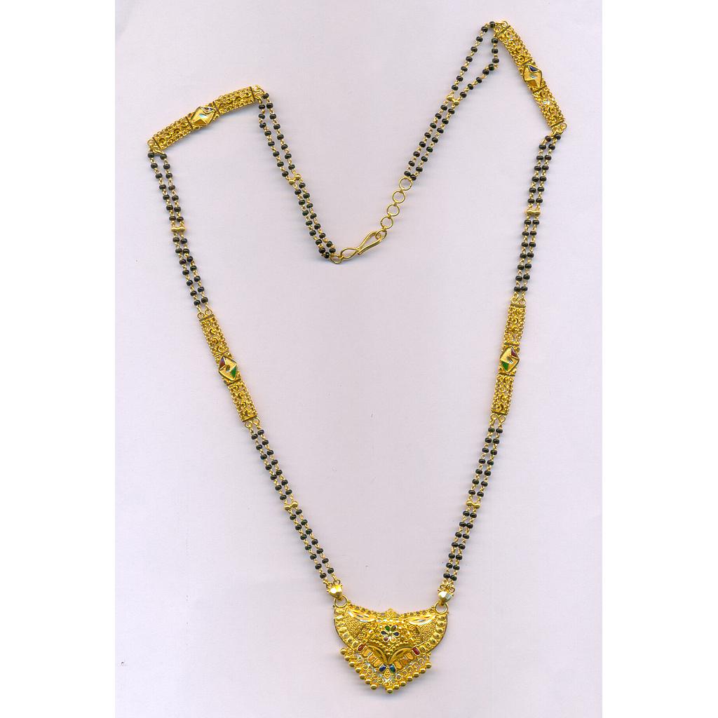 GOLD MANGALSUTRA PLAIN FANCY