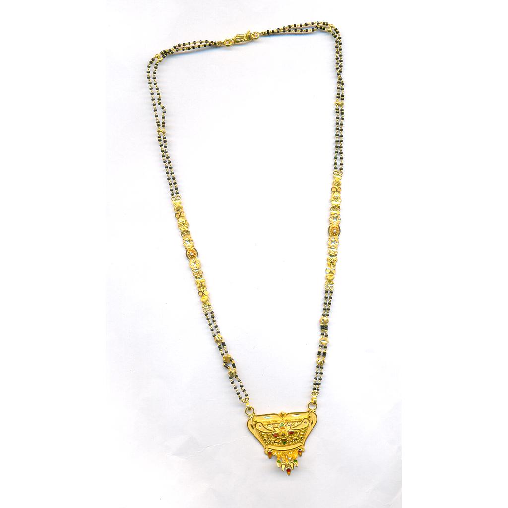 GOLD MANGALSUTRA PLAIN FANCY