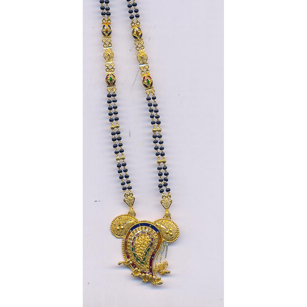 GOLD MANGALSUTRA PLAIN FANCY