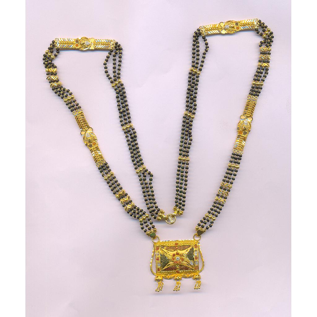 GOLD MANGALSUTRA PLAIN FANCY