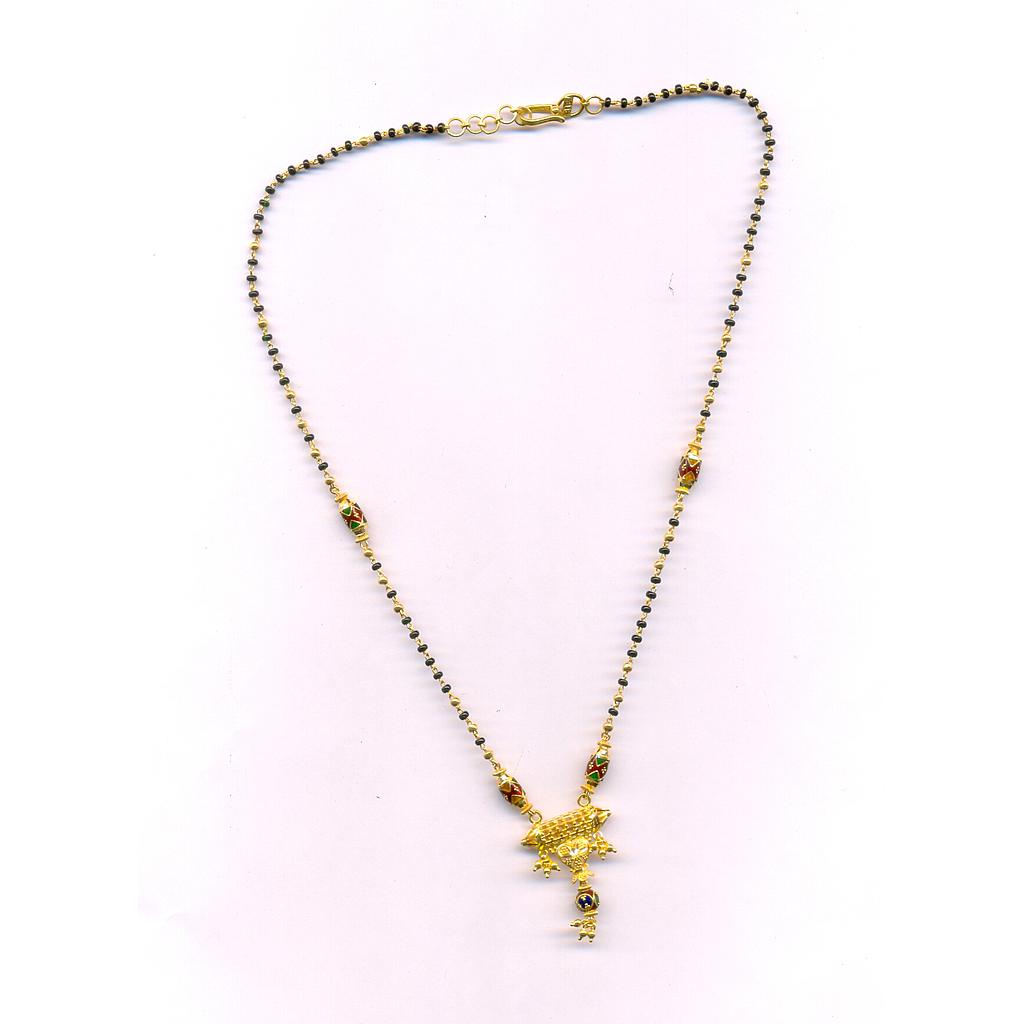 GOLD MANGALSUTRA PLAIN FANCY