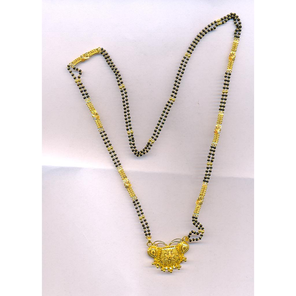 GOLD MANGALSUTRA PLAIN FANCY