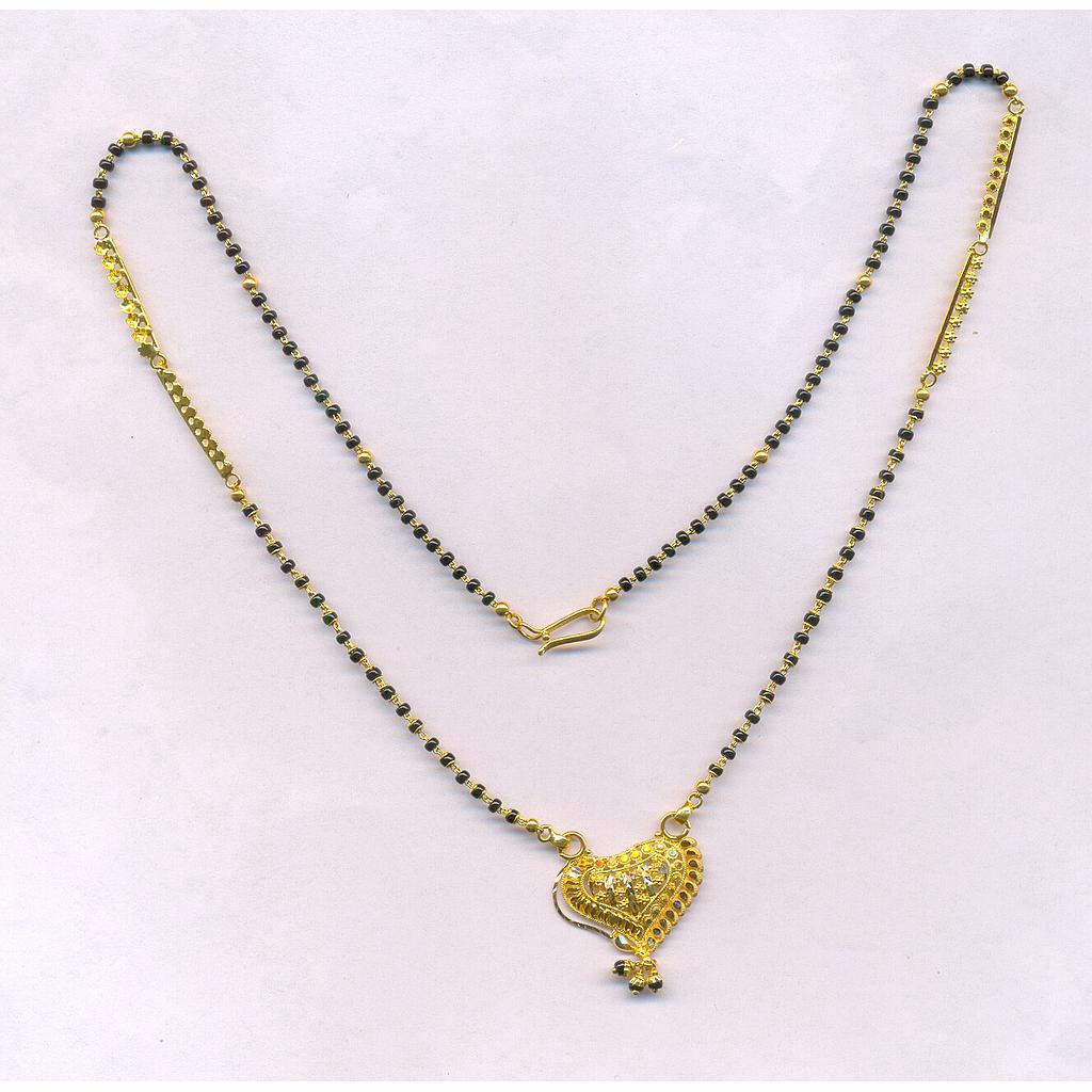 GOLD MANGALSUTRA PLAIN FANCY