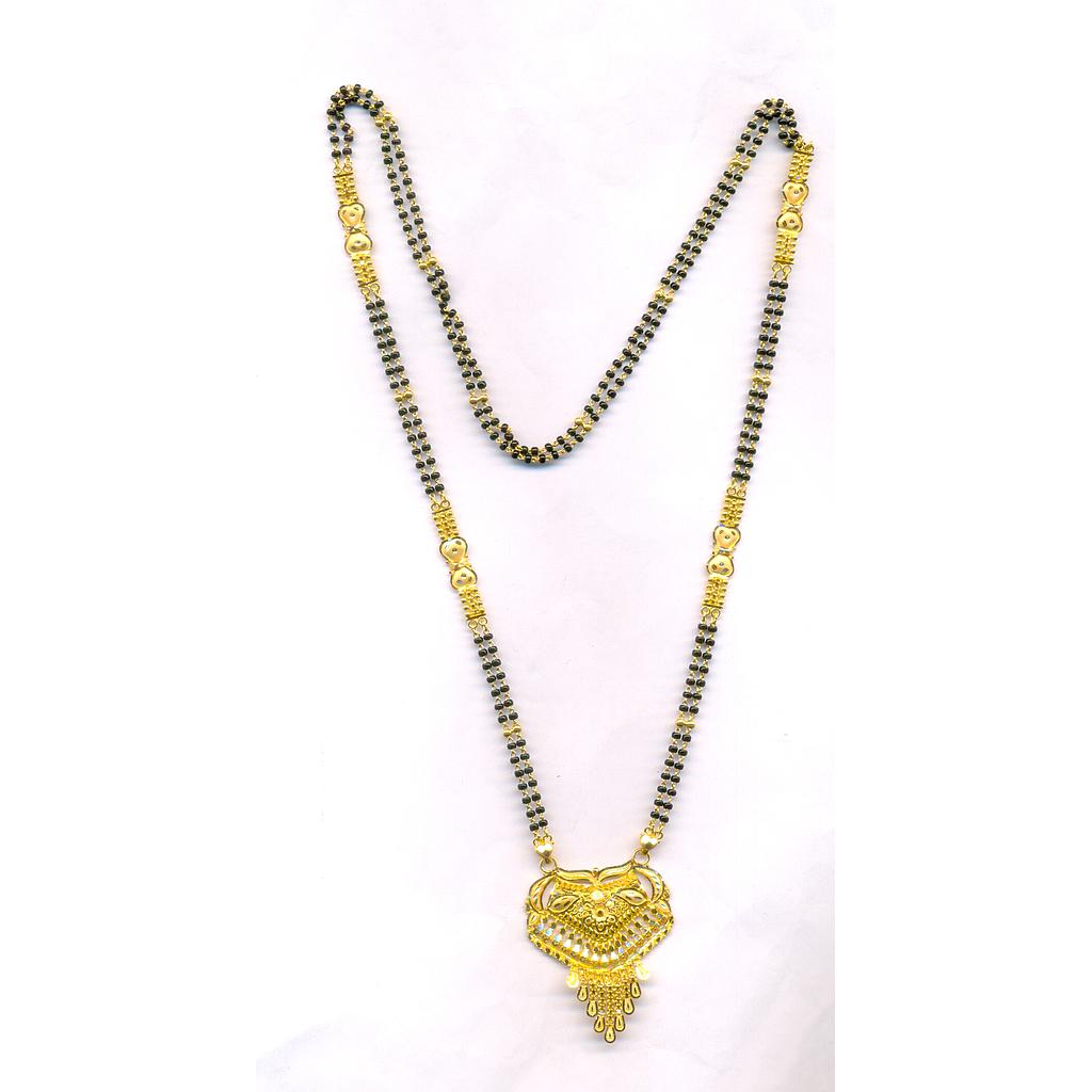 GOLD MANGALSUTRA PLAIN FANCY