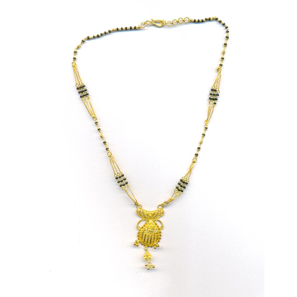 GOLD MANGALSUTRA PLAIN FANCY