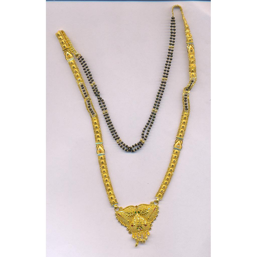 GOLD MANGALSUTRA PLAIN FANCY