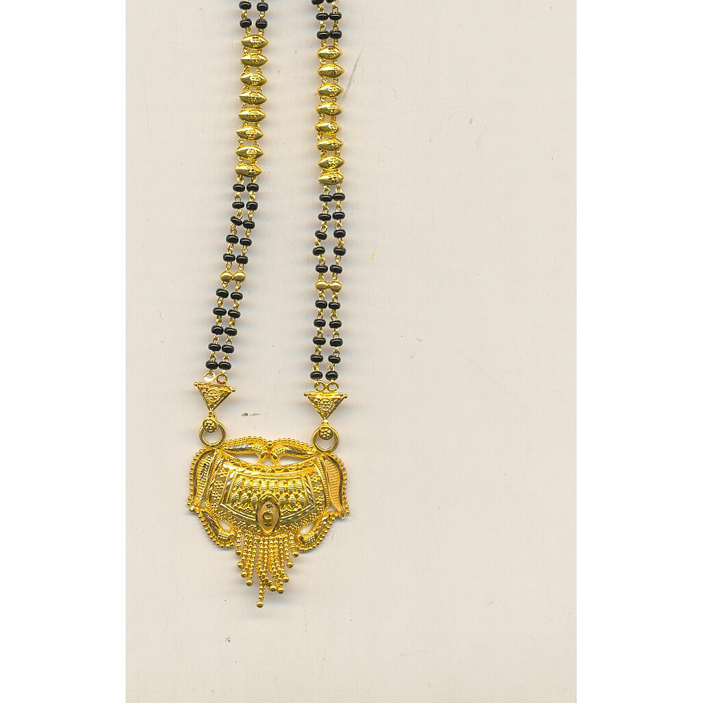 GOLD MANGALSUTRA PLAIN FANCY