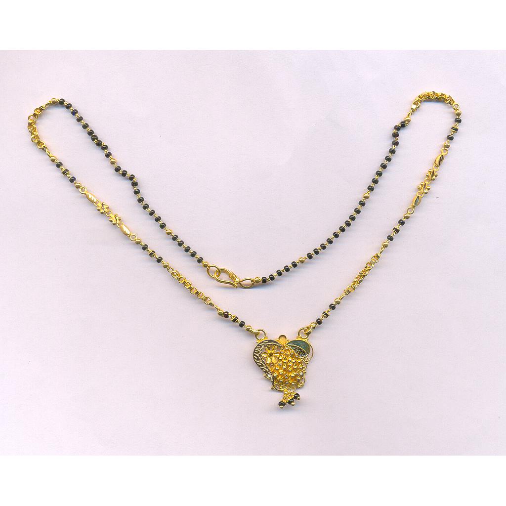 GOLD MANGALSUTRA PLAIN FANCY