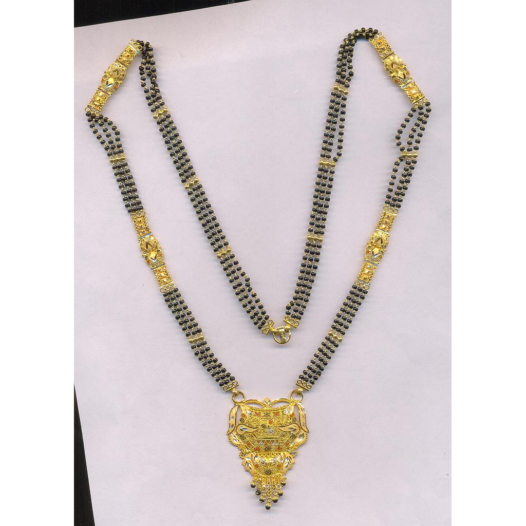 GOLD MANGALSUTRA PLAIN FANCY