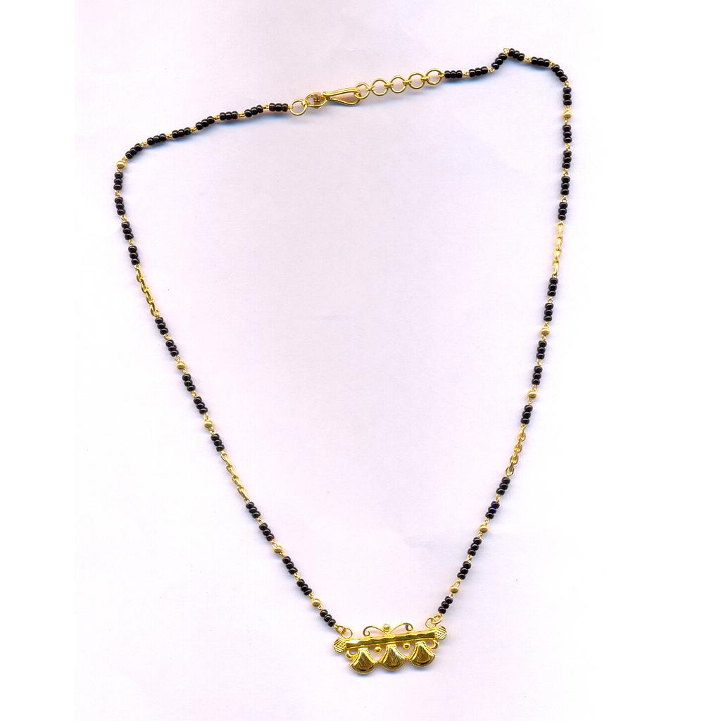 GOLD MANGALSUTRA PLAIN FANCY