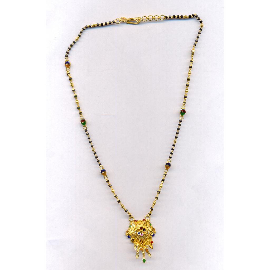 GOLD MANGALSUTRA PLAIN FANCY