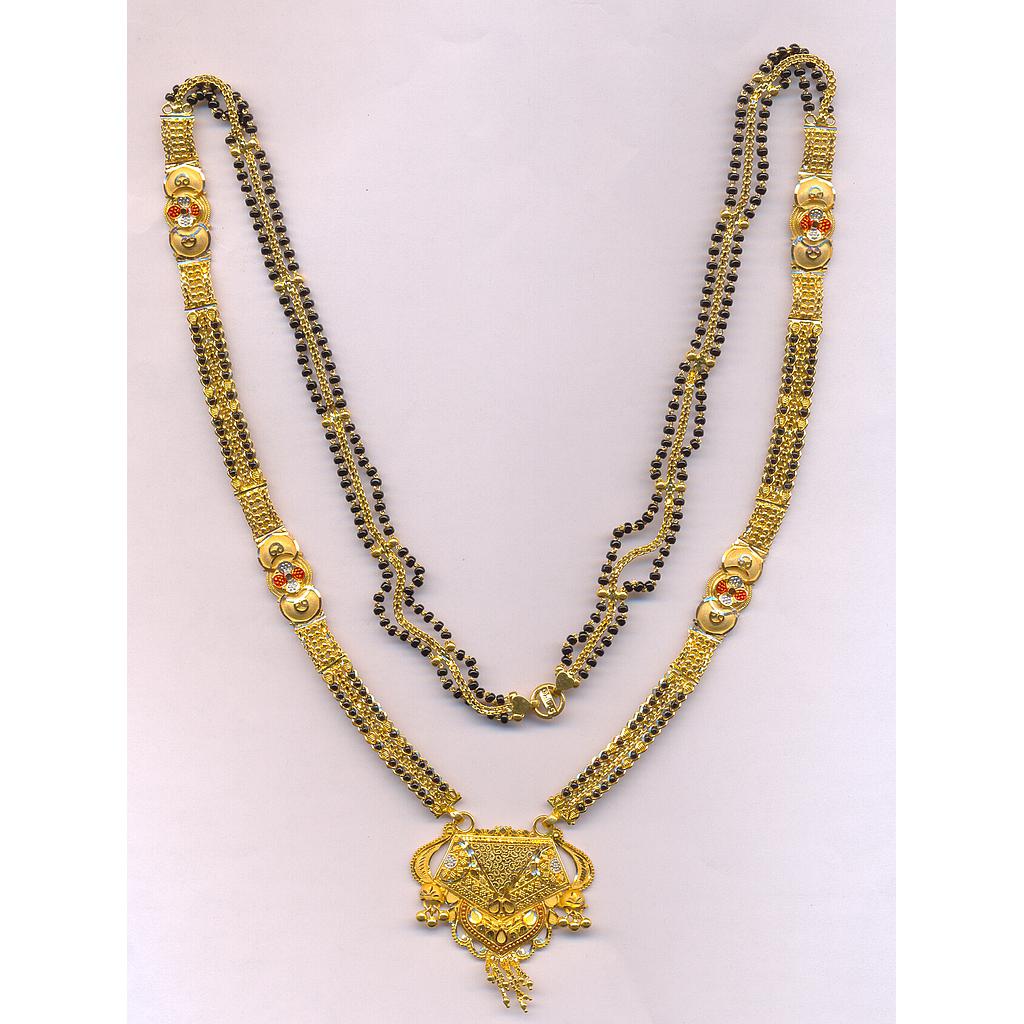 GOLD MANGALSUTRA PLAIN FANCY