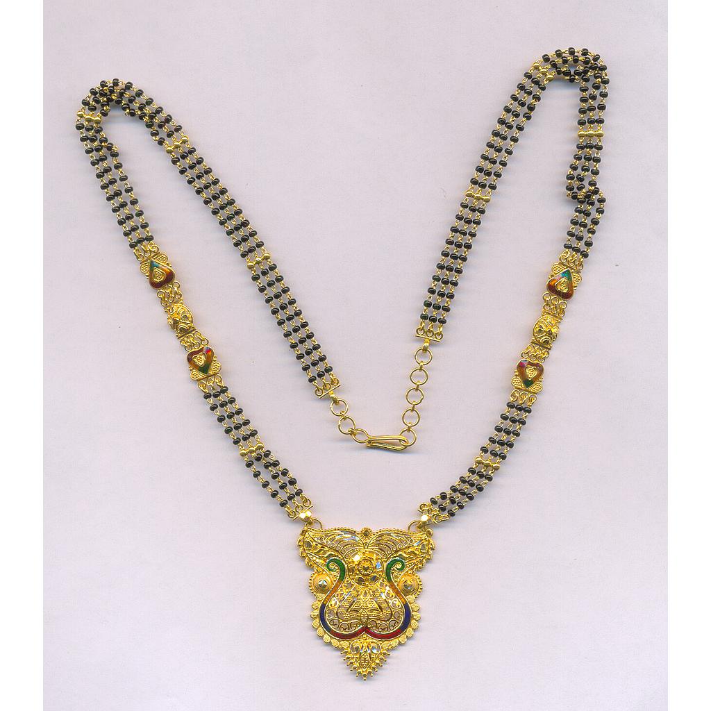 GOLD MANGALSUTRA PLAIN FANCY