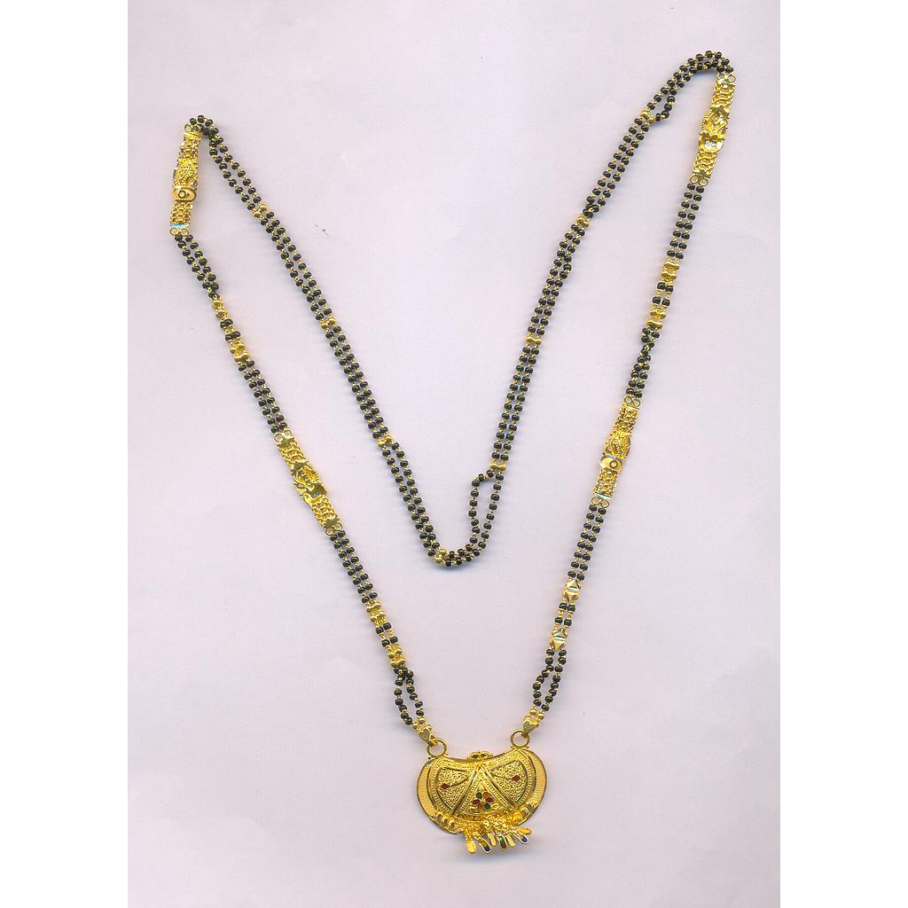 GOLD MANGALSUTRA PLAIN FANCY
