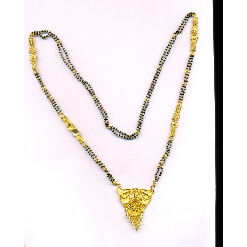 GOLD MANGALSUTRA PLAIN FANCY