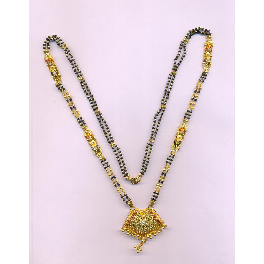 GOLD MANGALSUTRA PLAIN FANCY