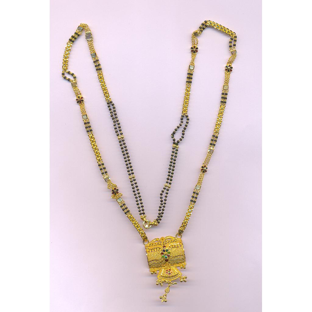 GOLD MANGALSUTRA PLAIN FANCY