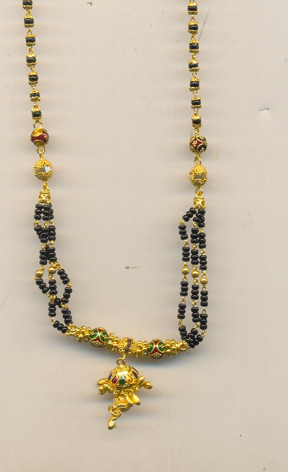 GOLD MANGALSUTRA PLAIN FANCY