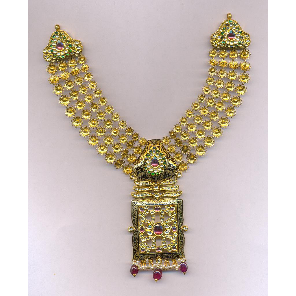 GOLD NECKLACE ANTIQUE FANCY