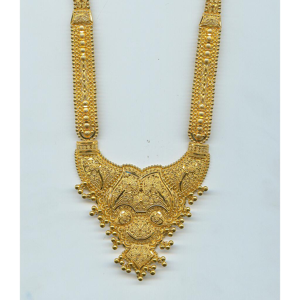 GOLD NECKLACE PLAIN FANCY