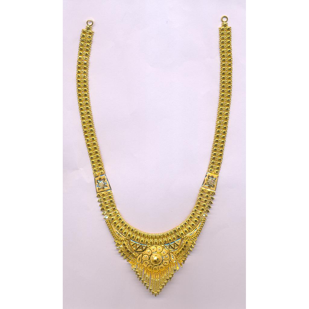 GOLD NECKLACE PLAIN FANCY