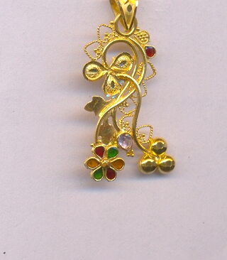 GOLD PENDENT