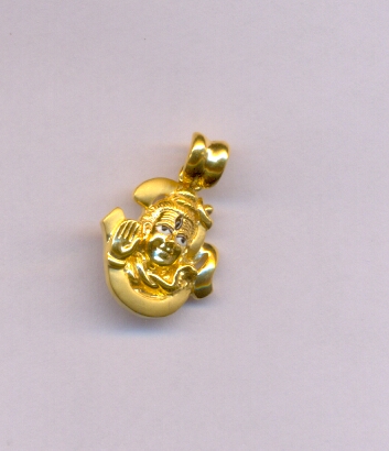 GOLD PENDENT CASTING EXCLUSIVE