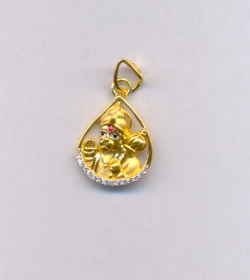 GOLD PENDENT CASTING EXCLUSIVE