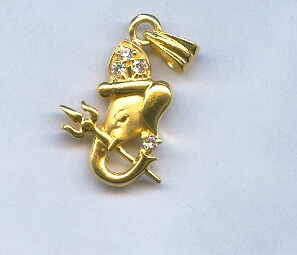 GOLD PENDENT CASTING EXCLUSIVE
