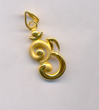 GOLD PENDENT CASTING EXCLUSIVE