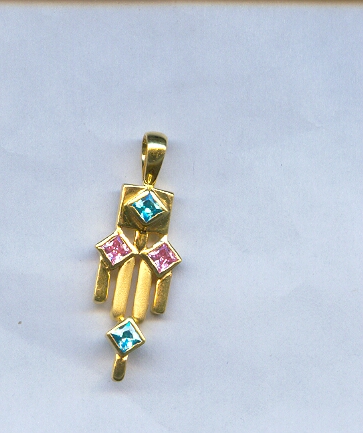 GOLD PENDENT CASTING EXCLUSIVE