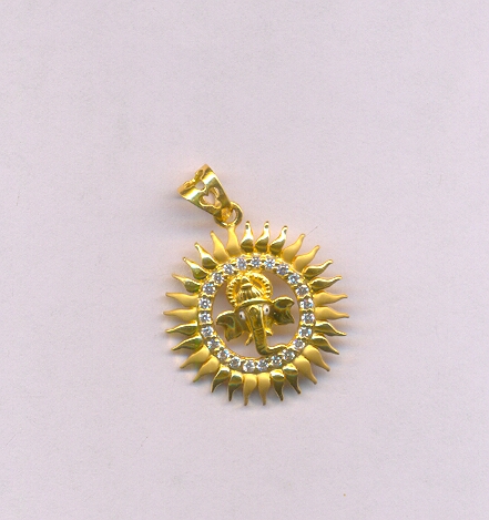 GOLD PENDENT CASTING FANCY