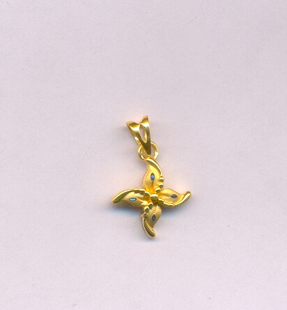 GOLD PENDENT CASTING FANCY