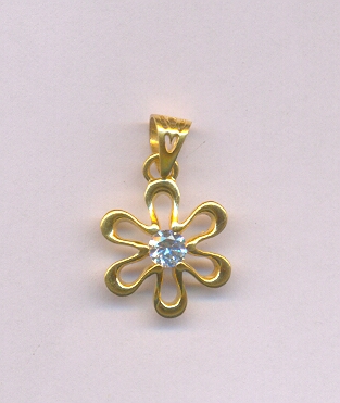 GOLD PENDENT CASTING FANCY