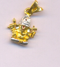GOLD PENDENT CASTING FANCY