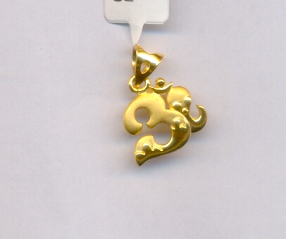 GOLD PENDENT CASTING FANCY