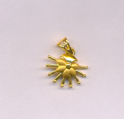 GOLD PENDENT CASTING FANCY