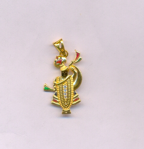 GOLD PENDENT CASTING FANCY