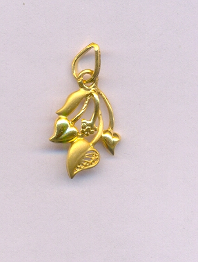 GOLD PENDENT CASTING FANCY