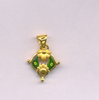 GOLD PENDENT CASTING FANCY