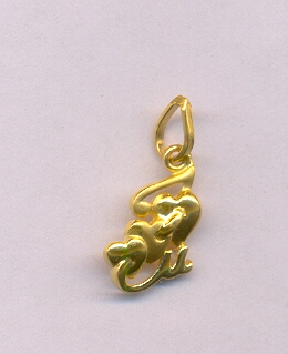 GOLD PENDENT CASTING FANCY