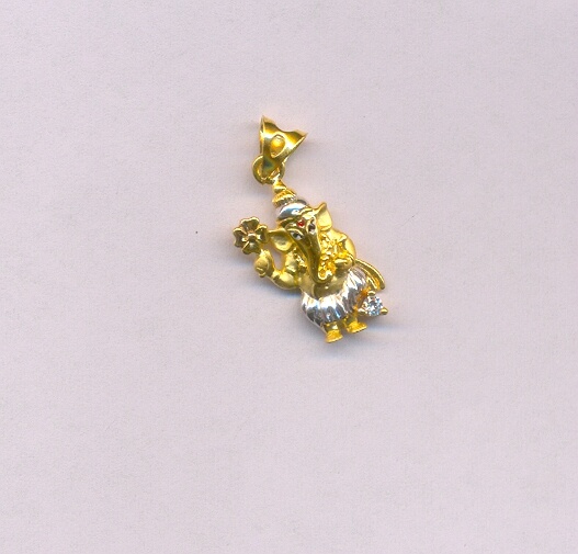 GOLD PENDENT CASTING FANCY