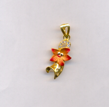 GOLD PENDENT CASTING FANCY