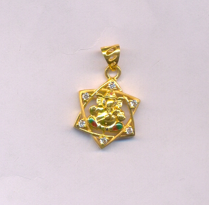 GOLD PENDENT CASTING FANCY
