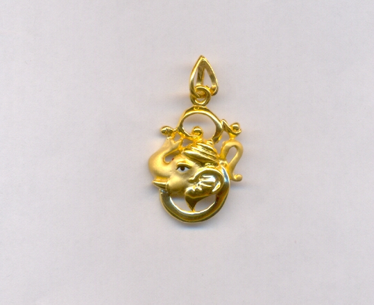 GOLD PENDENT CASTING FANCY