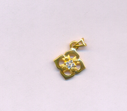 GOLD PENDENT CASTING FANCY